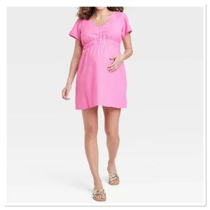 Isabel Maternity by Ingrid & Isabel Woven Mini Maternity Dress